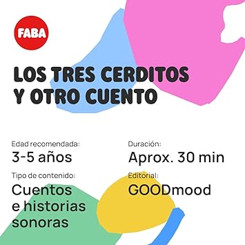 Sound Character of FABA - The Three Piglets and Other Tale - Toys