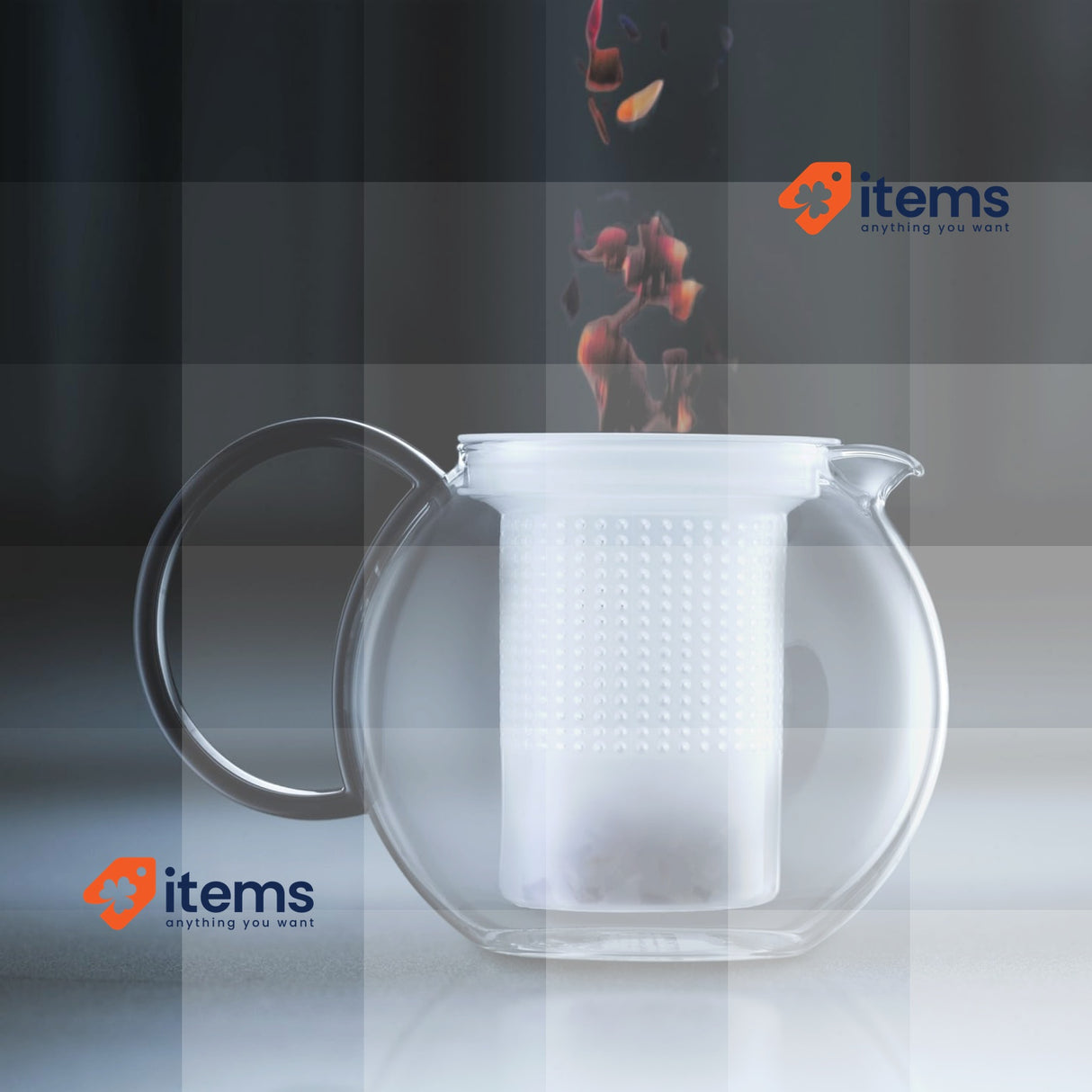 Bodum Assam Tea Press Pot 0.5 L, 17 Oz,Colour Black With Lid Assam Assam