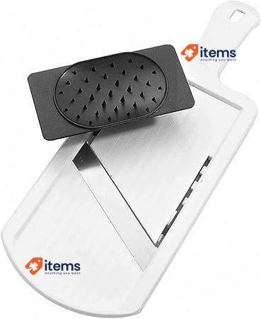 Fackelmann Thick and Thin Cutter Variable Thickness Mandoline Slicer Tool Waste