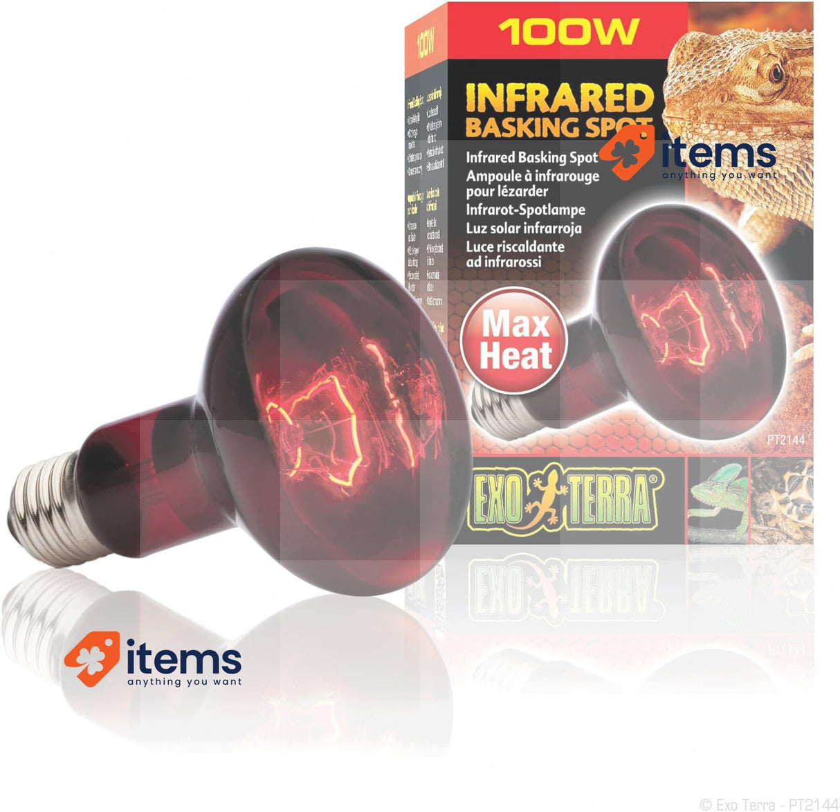 Exo Terra Infrared Basking Spot Lamp 100W <p>Increases the overall air