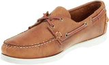 Sebago Men Docksides Portland Nubuck Boat Shoes Brown Tan, Size 8.5 UK (43 EU)