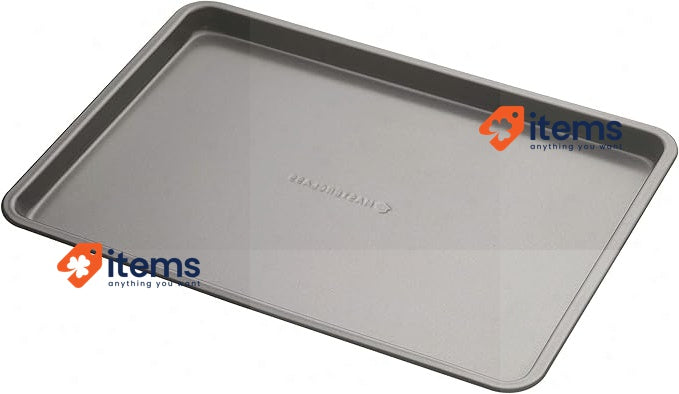 Masterclass baking sheet, non-stick baking sheet 35x25x2cm, with cover, grey