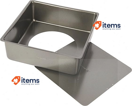 MasterClass KCMCHB35 23 cm Deep Cake Tin Grey 1 mm PFOA Stick Loose Bottom Steel