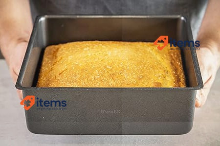 MasterClass KCMCHB35 23 cm Deep Cake Tin Grey 1 mm PFOA Stick Loose Bottom Steel