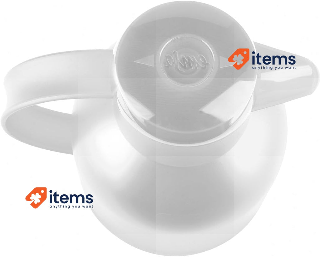 Emsa Samba Insulation Can 504687 | 1 Liter | Quick Press Lock White