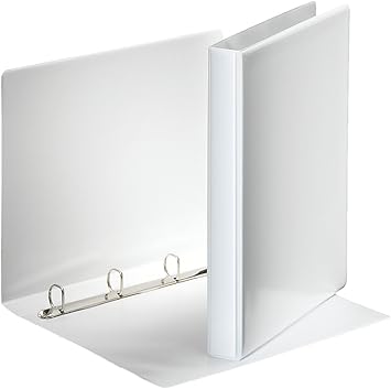 Esselte Essentials Presentation Binder, PP, 2 cm Ring Diameter, 49701 A4 White