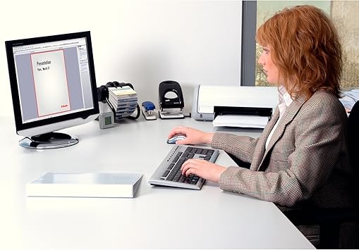 Esselte Essentials Presentation Binder, PP, 2 cm Ring Diameter, 49701 A4 White