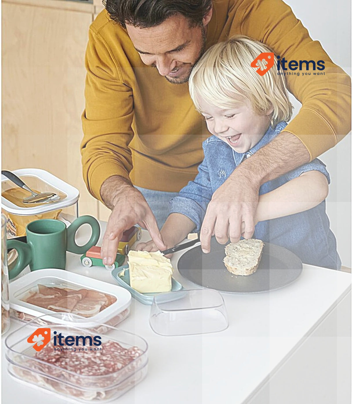 Mepal – Storage Container Deli Meat Modula 3-Layers - Fridge Box with Lid