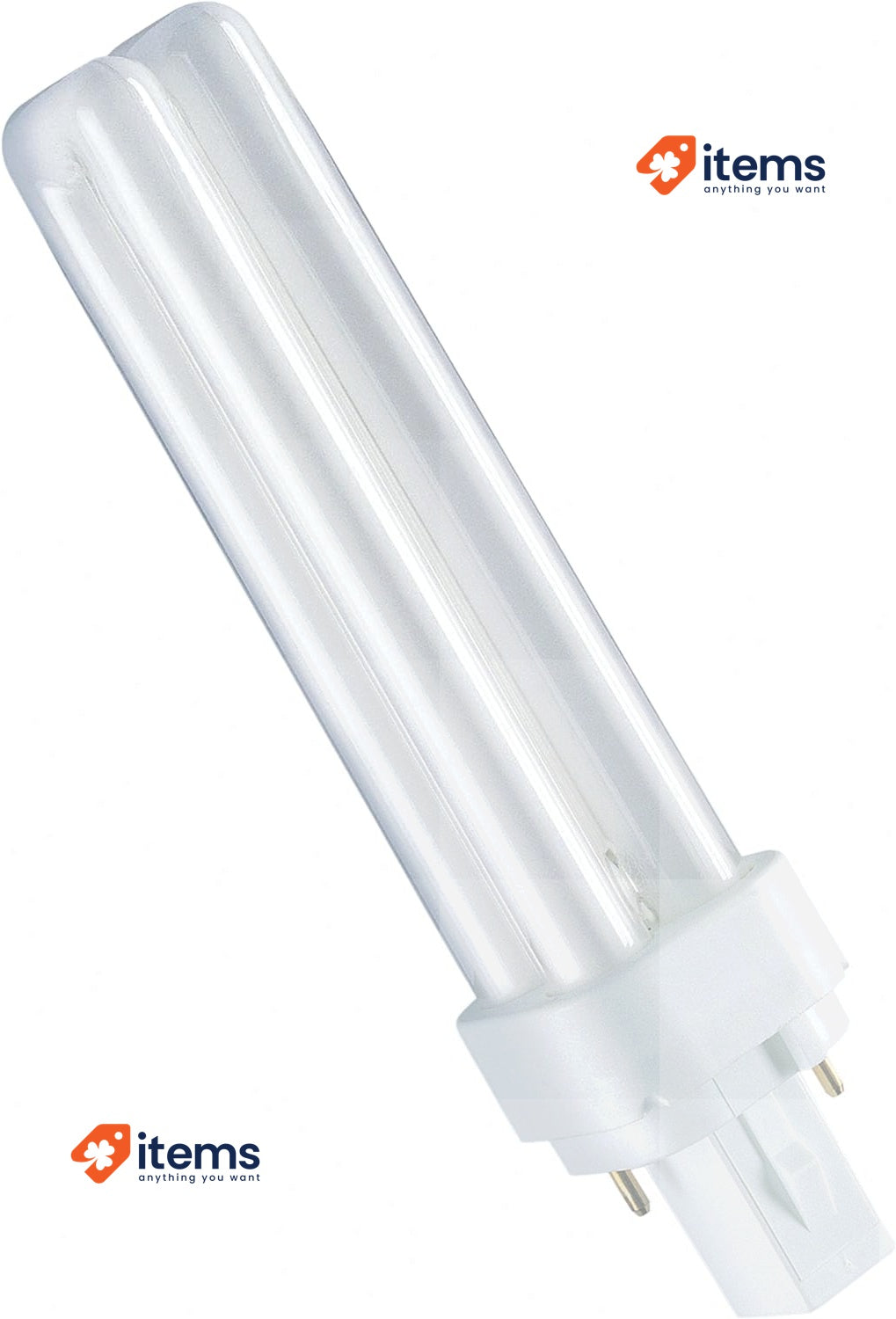 Osram G24d-1 Dulux D13w/870 - Compact Fluorescent Bulb, Cool White Light (13 W)