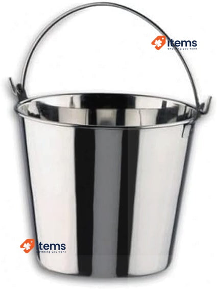 Lacor-14128-PAIL ST.STEEL GARINOX 28 CMS 14Lt Silver 12Lt <p>No Handle, No