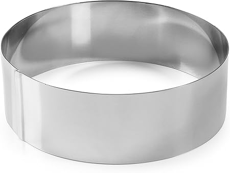 Lacor-68616-ROUND CAKE RING Silver