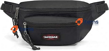 EASTPAK Doggy Bag, One Size Black Bum Bag for Travel - Waist Bag w/Belt 3 L