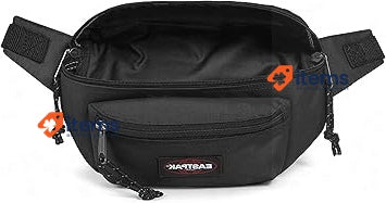 EASTPAK Doggy Bag, One Size Black Bum Bag for Travel - Waist Bag w/Belt 3 L