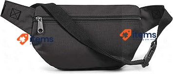 EASTPAK Doggy Bag, One Size Black Bum Bag for Travel - Waist Bag w/Belt 3 L