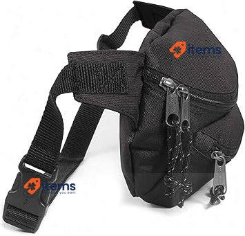 EASTPAK Doggy Bag, One Size Black Bum Bag for Travel - Waist Bag w/Belt 3 L