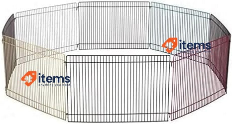Trixie Joy Indoor Run, 34 × 23 Cm, 8 Elements Cm Cages Hutches Enclosure Animal