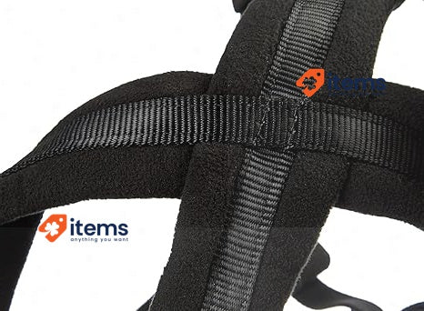 Trixie Premium Harness With Fleece Padding, Black S - M 40 70 Cm/20 Mm Harnesses