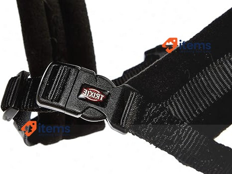 Trixie Premium Harness With Fleece Padding, Black S - M 40 70 Cm/20 Mm Harnesses