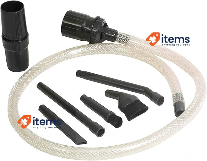 Menalux D18N 8 Piece Accessory Kit for all Vacuum Cleaners Black