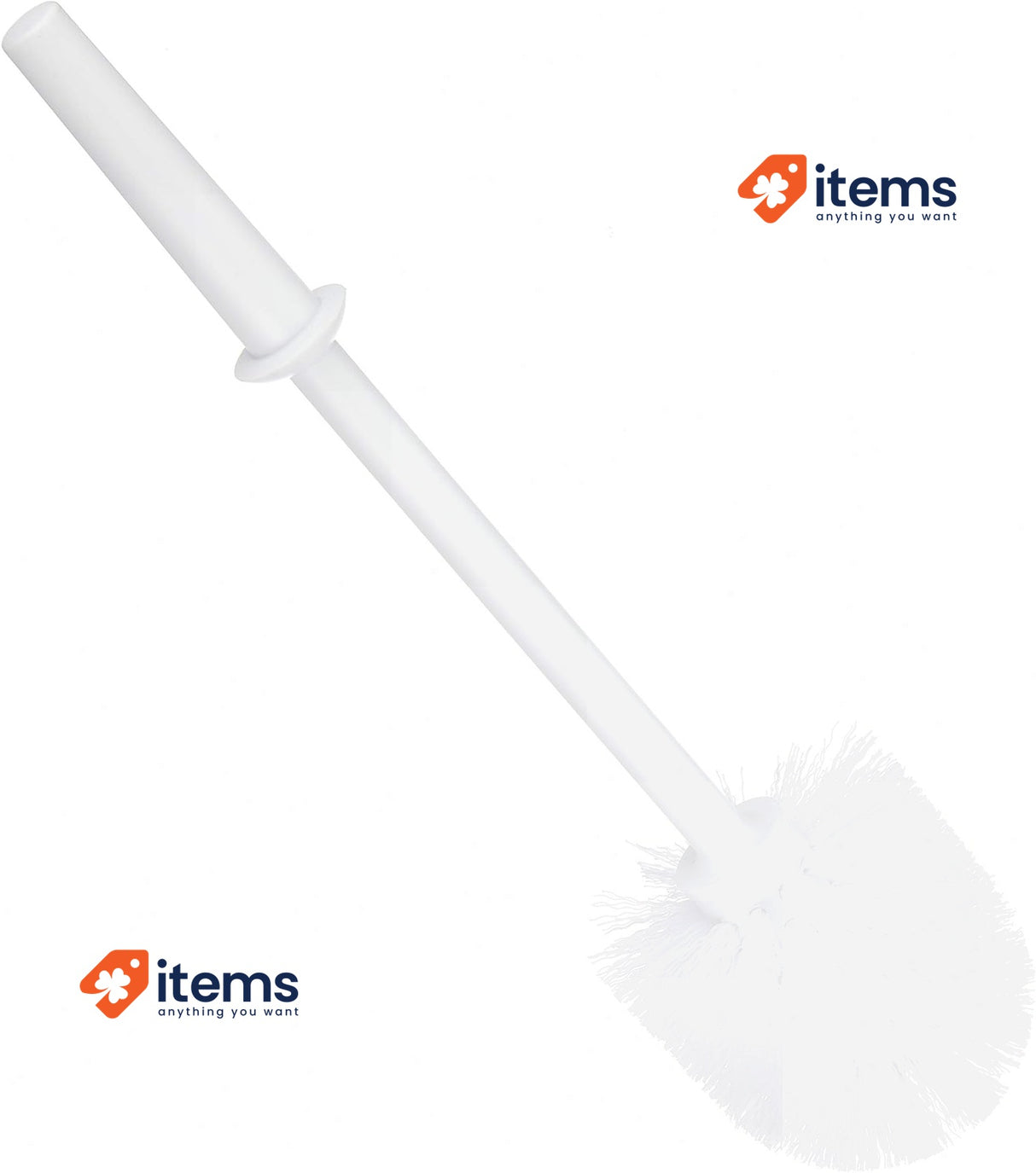 Brabantia Classic Replacement Brush for Toilet Brush Holder, Plastic, White 37.2