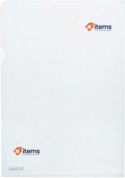 Herlitz A4 Economy Cut Flush Folder (100 Pieces) Transparent - Set Of 100