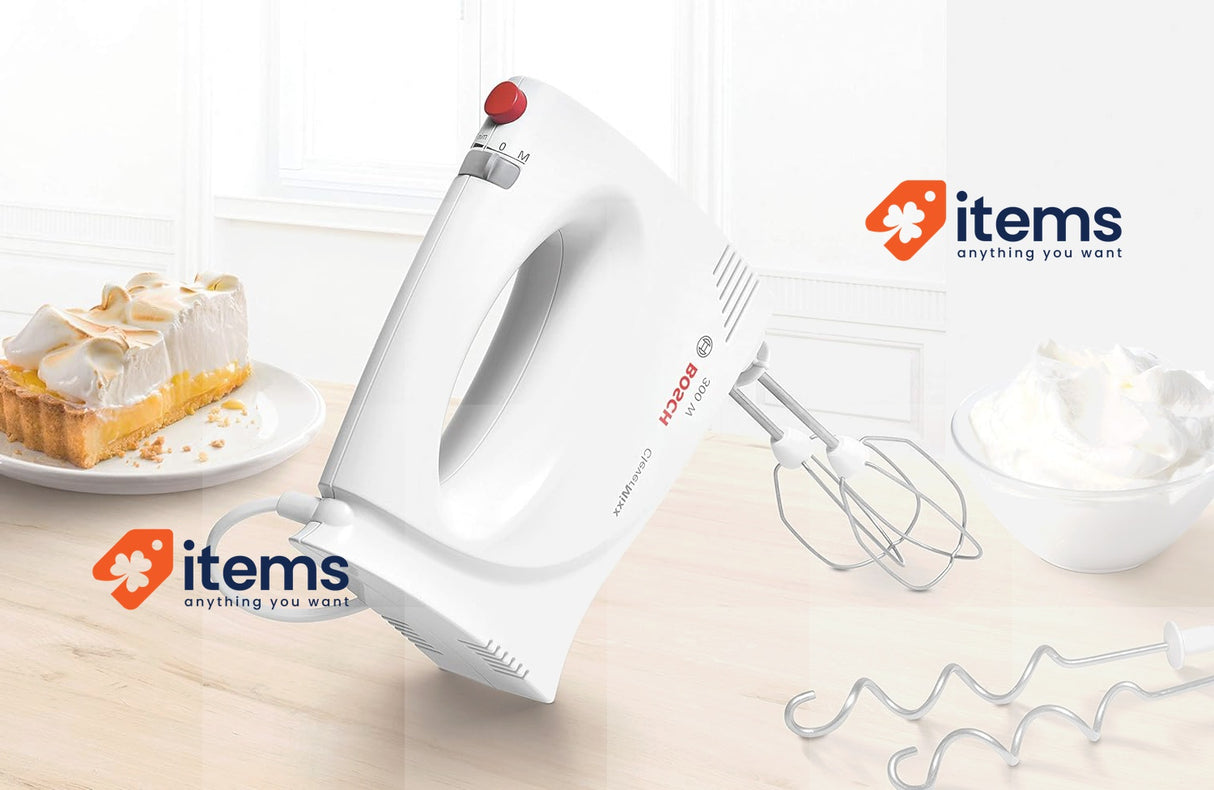 Bosch MFQ3010 batteur - 2 Access 2 Vitesses 300 W, Blanco