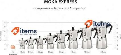 Bialetti Moka Express Aluminium Stovetop Coffee Maker (4 Cup),0.19 liters