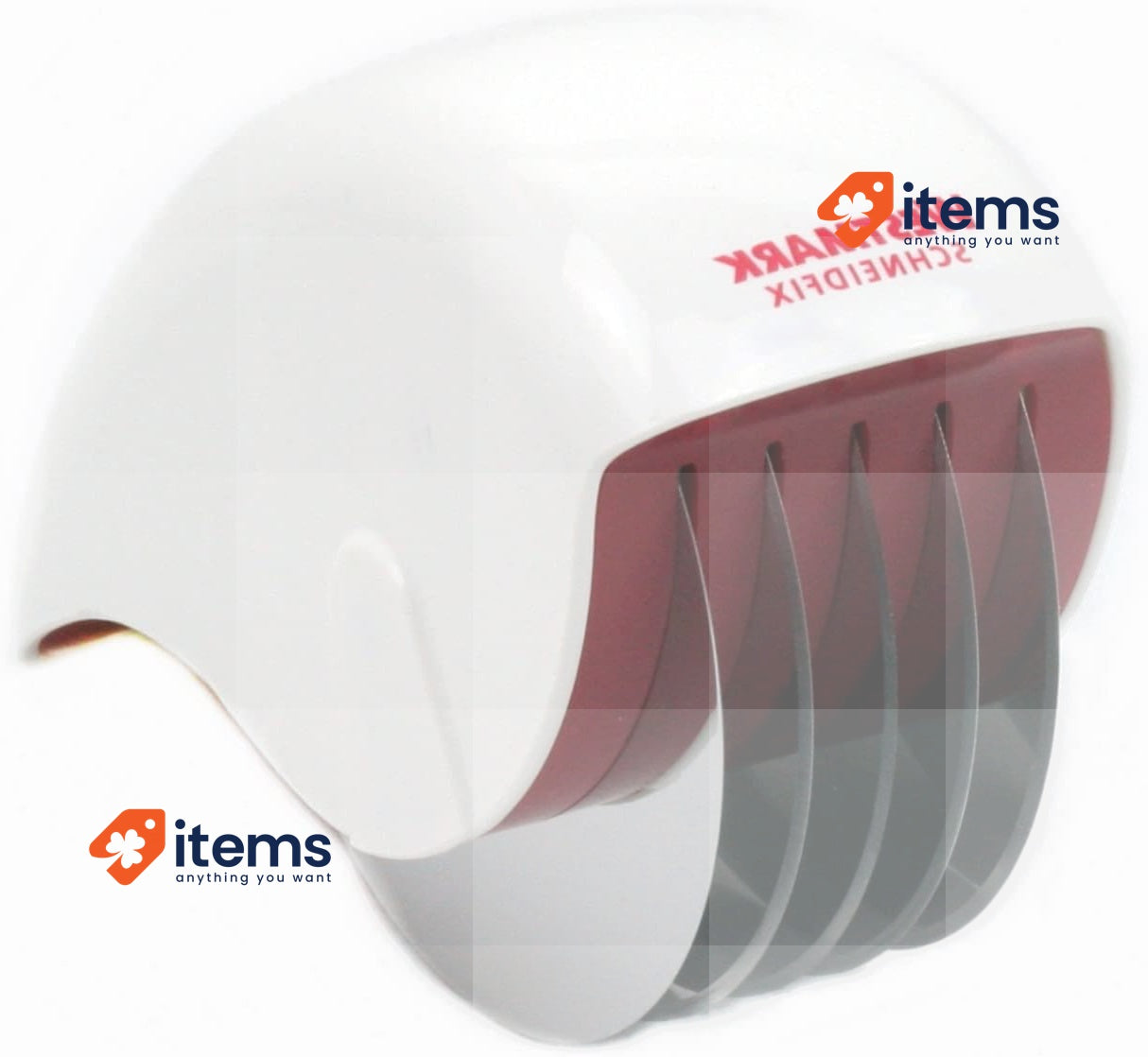 Westmark Herb Cutting Roller, With 5 Sharpened Wheels, 15cm White/Red Stainless