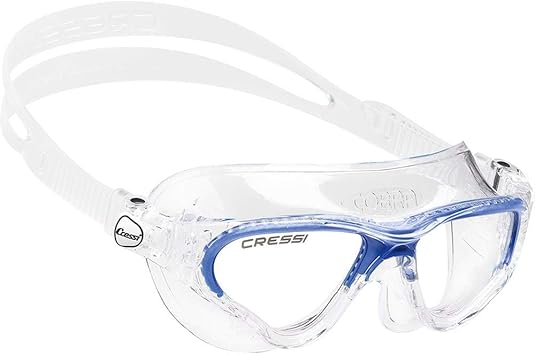 Cressi Cobra-Ideal Swim Goggles for Swimming Pool, Triathlon Blue