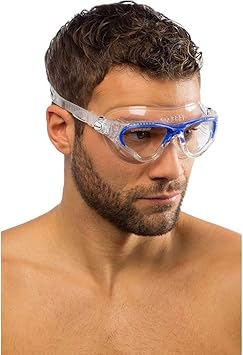 Cressi Cobra-Ideal Swim Goggles for Swimming Pool, Triathlon Blue