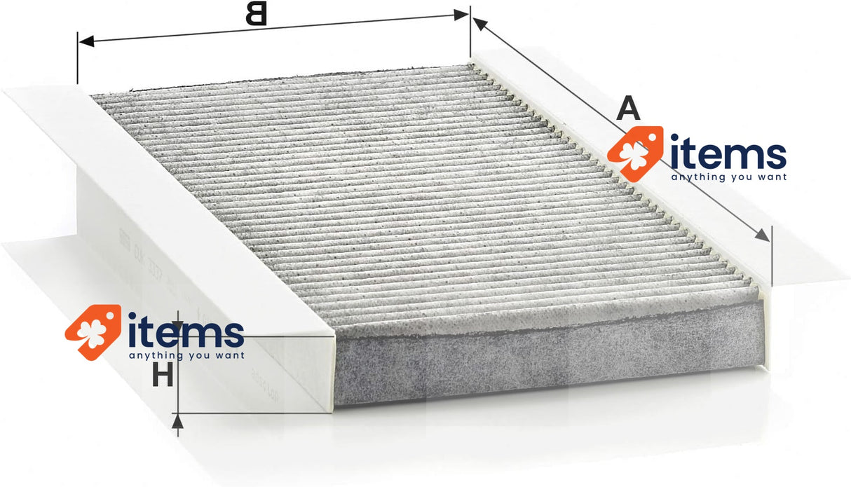 MANN - FILTER CUK 3337 Cabin Air CARS + TRANSPORTERS for Automotive Use Pollen