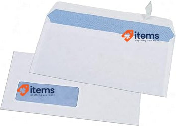 500 White Envelopes w/Window: GPV 503 Envelopes DL 100 x 220mm for Business Post