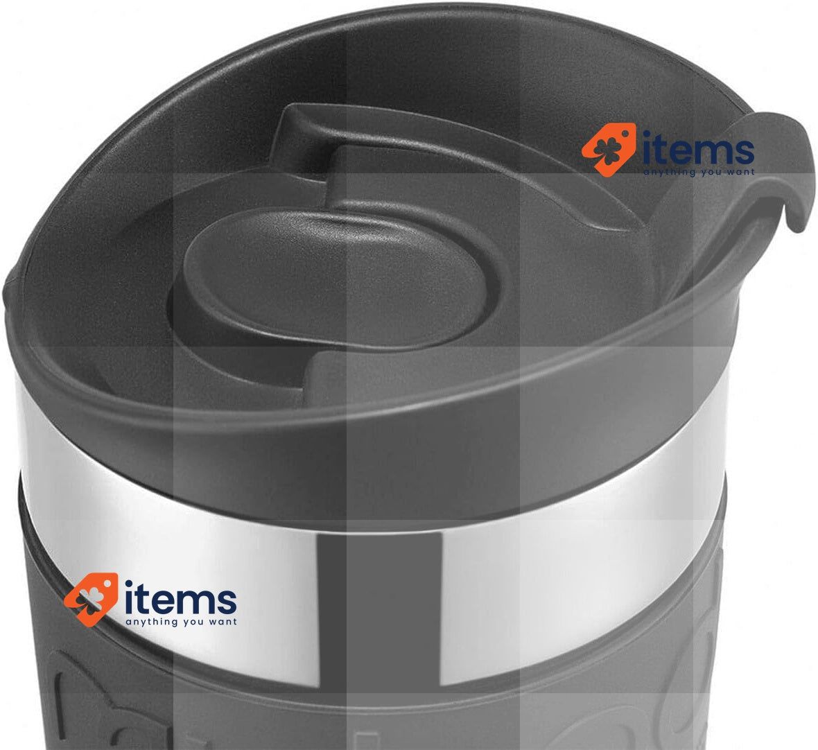 Bodum 11068-01 Vacuum Travel Mug, 0.35 L - Small, Black, S (Pack of 1)