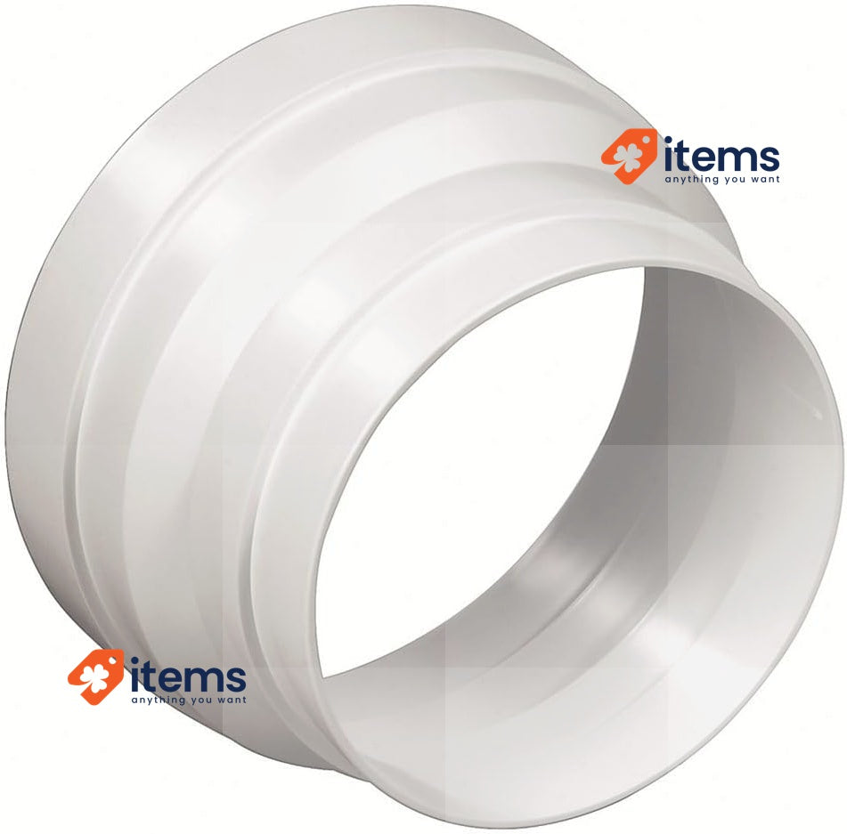 Xavax Reduction Piece For Extractor Hood 125 To 100 Mm - 100MM White Auf Xavax |
