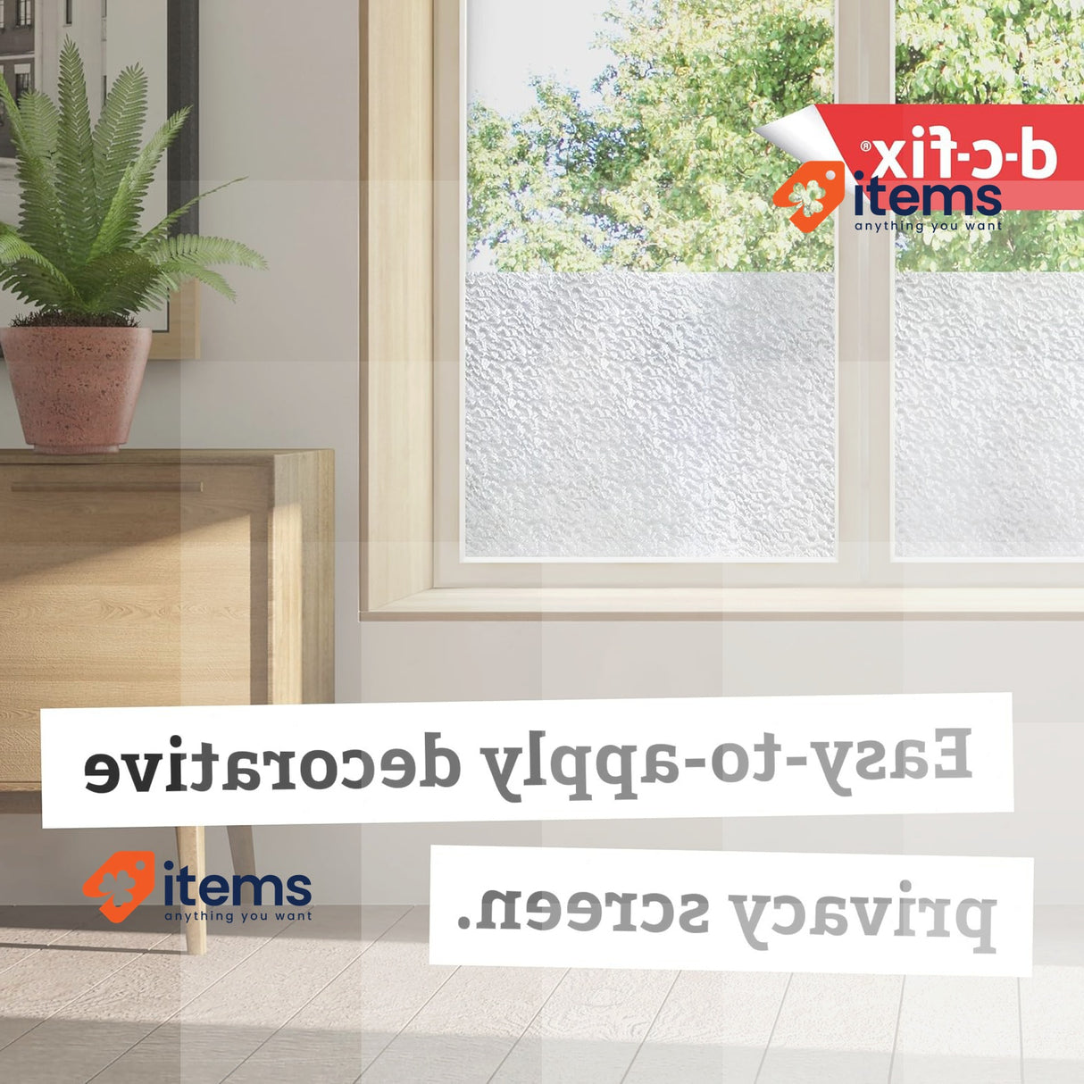 d-c-fix window film privacy Snow – 90cm x 2,1m – self adhesive vinyl films