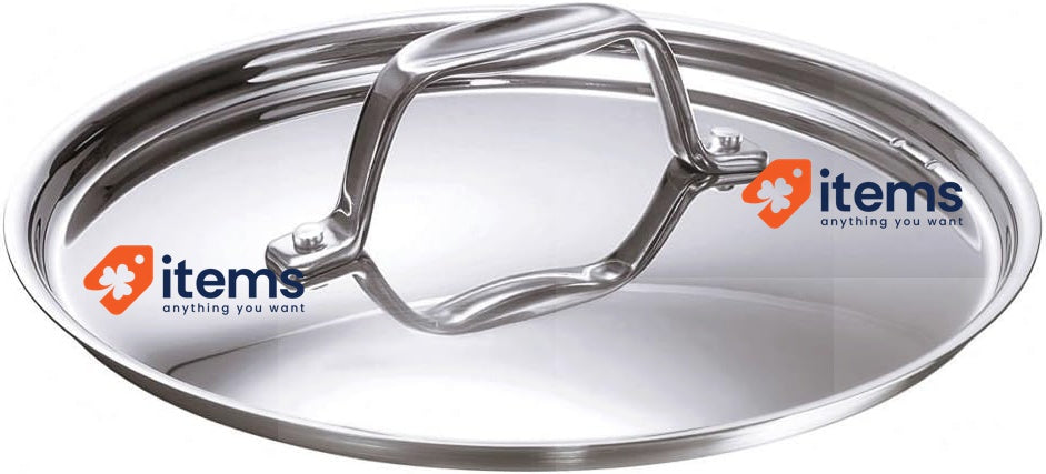 Beka Cookware 16cm Stainless Steel Saucepan Lid, Silver, 18.5 X 5 Cm