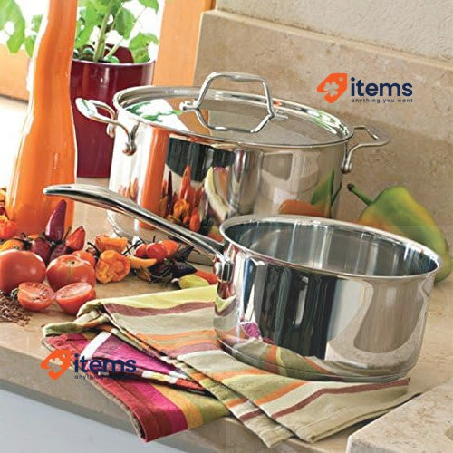 Beka Cookware 16cm Stainless Steel Saucepan Lid, Silver, 18.5 X 5 Cm