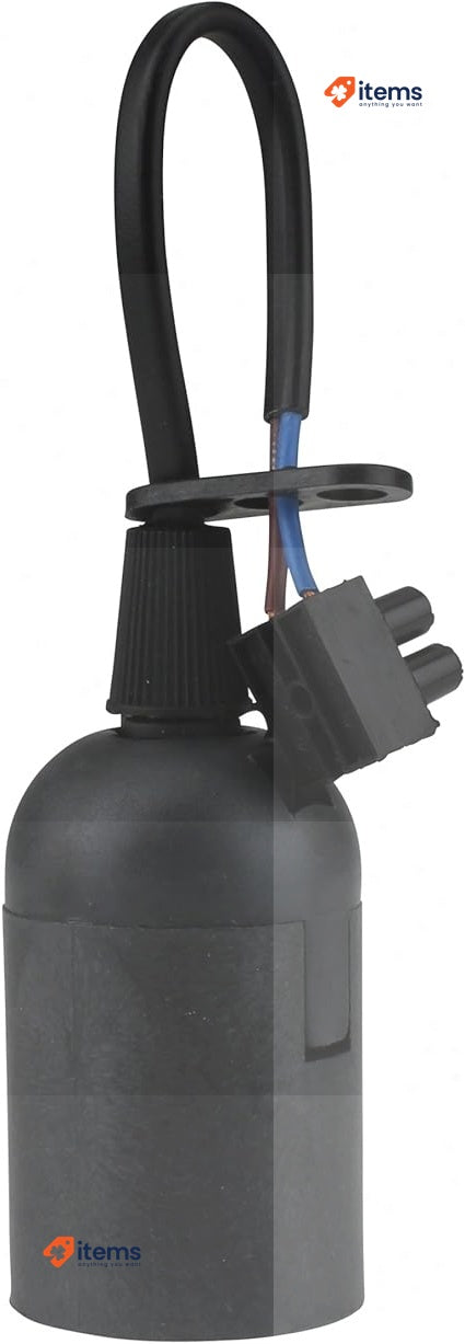 Renovation Light Socket Black 1 Piece Wordlock Wordlock Renovation 45616L E27