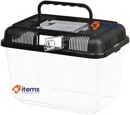 TRIXIE Reptile on Tour Transport and Feeding Box - Medium 24 × 17 × 16 cm