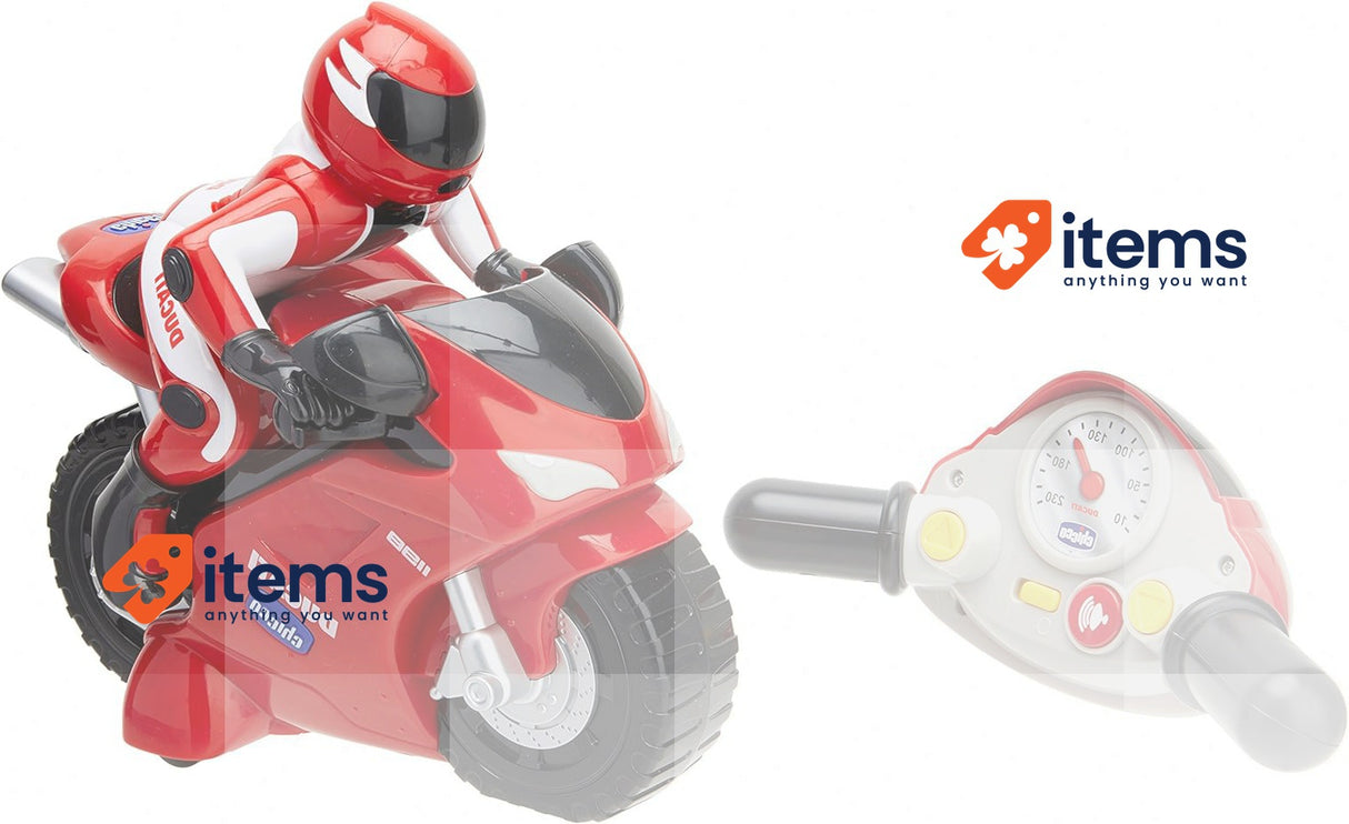 Chicco Ducati 119, Moto Teledirigidas with Intuitive Remote Control