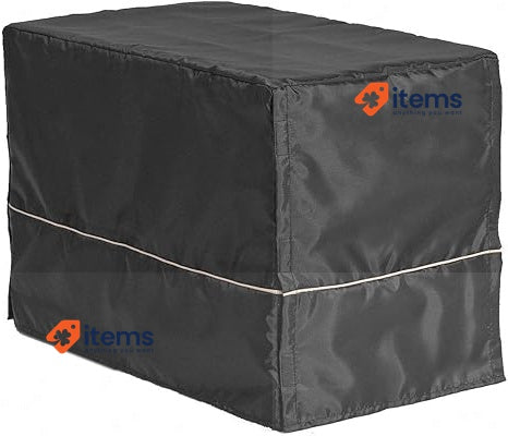 Midwest Homes For Pets Dog Crate Cover With Teflon Fabric Protector Black 59 cm