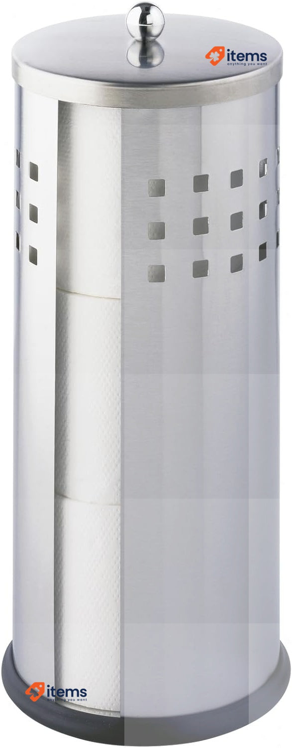 Wenko 16636100 Spare Toilet roll Holder Ancona Matt, Metal Stainless Steel