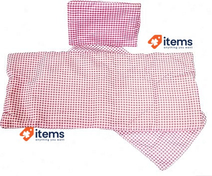 Bino 83699 White Dolls Wooden Crib Size approx 49x37x36 cm Pink Mattress Linens