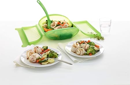 Lékué Coffret Steam Case
With Tray 3-4 People 1400ml Green Color