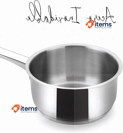 Lacor - 32216 SAUCEPAN 16 CMS. BASIC Silver Highly-Durable Pan for Kitchen