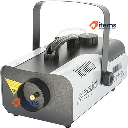 Ibiza LSM900W 900W Smoke Machine with Remote Control Black and Grey