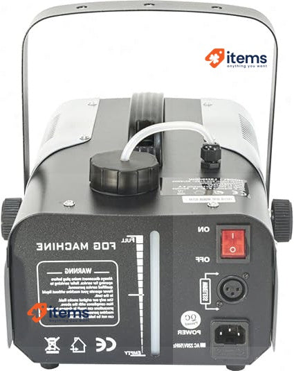 Ibiza LSM900W 900W Smoke Machine with Remote Control Black and Grey