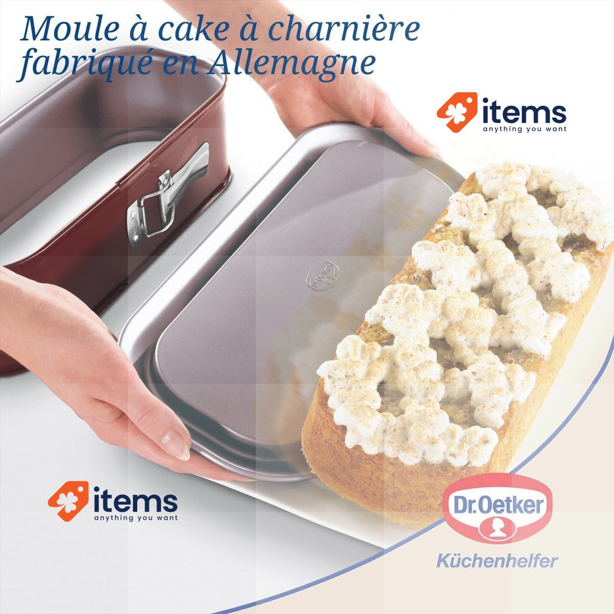 Dr- Oetker Springform 30 x 12 cm, chic two-color look, quantity: 1 piece