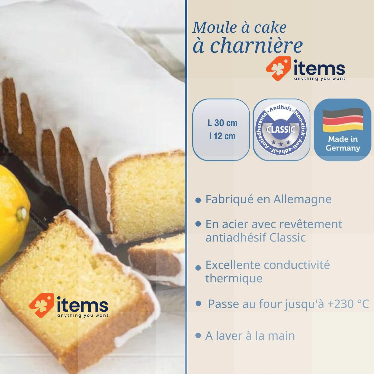 Dr- Oetker Springform 30 x 12 cm, chic two-color look, quantity: 1 piece