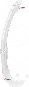 Cressi Mexico Snorkel Tube, Unisex - Adult, Transparent, A Size Clear Snorkels